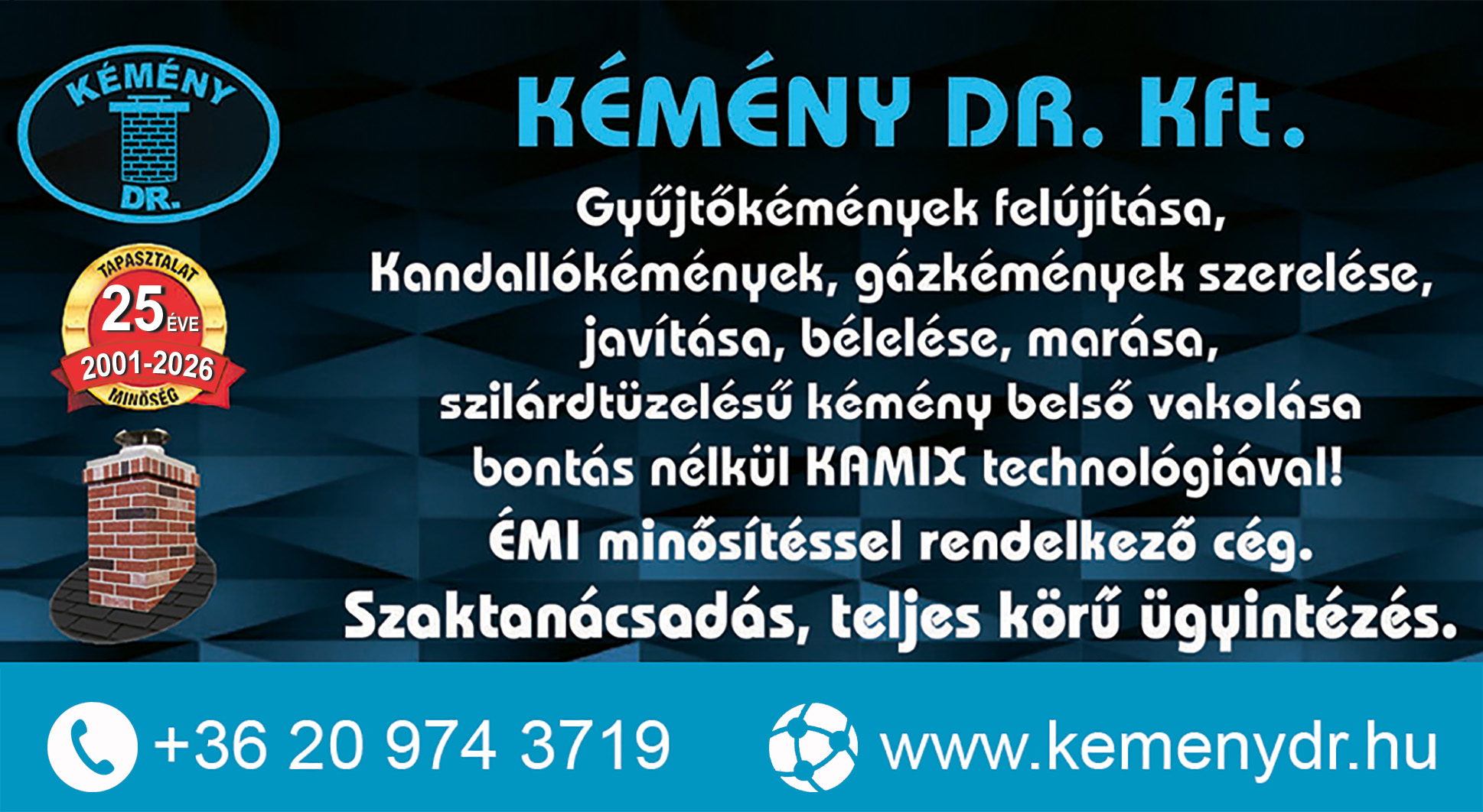 kéményszerelés, kéményjavítás Eger