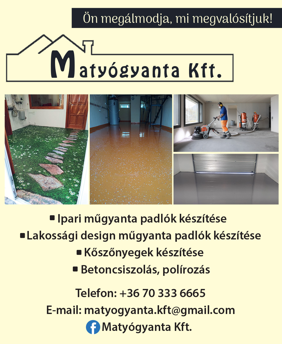 műgyanta padló Eger
